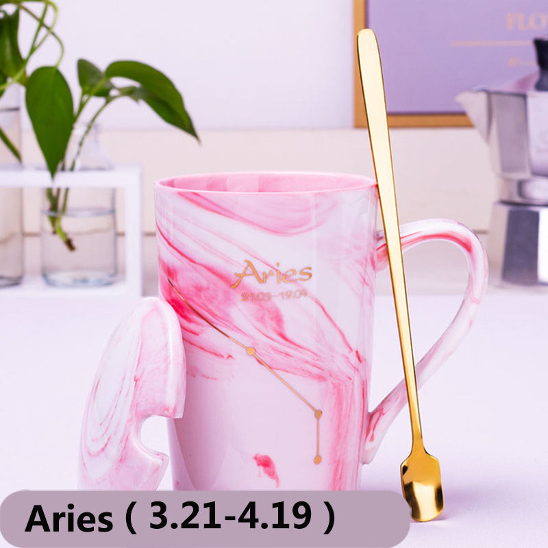 Nordic Creative Ceramic Mug Twelve Constellation Mug